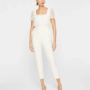 ✨HP✨ Club Monaco Bridal Jumpsuit with Lace